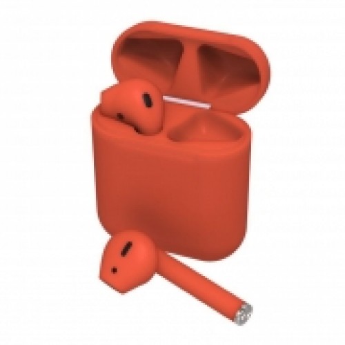 Гарнитура Bluetooth Ritmix RH-825BTH TWS, вставная, зарядный кейс, сенсорн. управление, красная