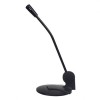 Микрофон Perfeo M-3, черный, на подставке (PF_A4425)