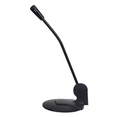 Микрофон Perfeo M-3, черный, на подставке (PF_A4425)