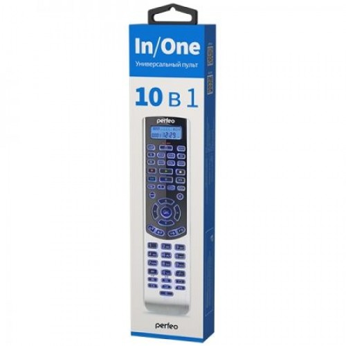 Пульт дистанционного управления 10 в 1 Perfeo PF_B4092, ЖК-дисплей, режим обучения