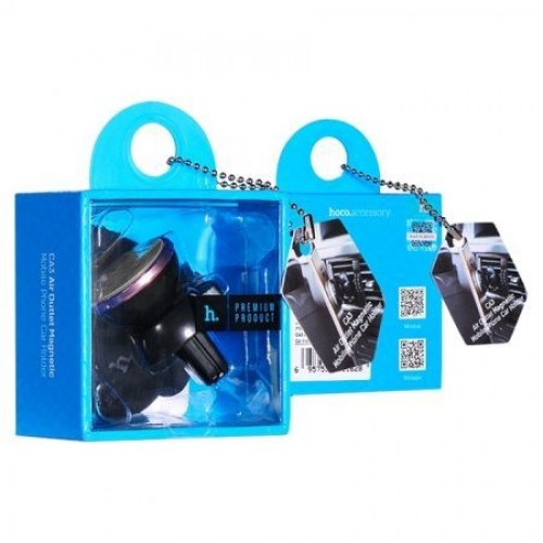 Держатель автомобильный на вентил. решетку, магнитный, серый, Hoco CA3