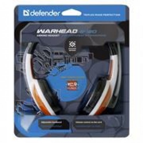 Гарнитура Defender G-120 Warhead, игровая красно/белая (64098)