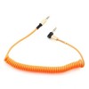 Кабель аудио 3.5 stereo plug -> 3.5 stereo plug, 1.8 м, угл, орнж, Cablexpert (CCAB-02-35MMLC-1.8MO)