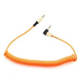 Кабель аудио 3.5 stereo plug -> 3.5 stereo plug, 1.8 м, угл, орнж, Cablexpert (CCAB-02-35MMLC-1.8MO)