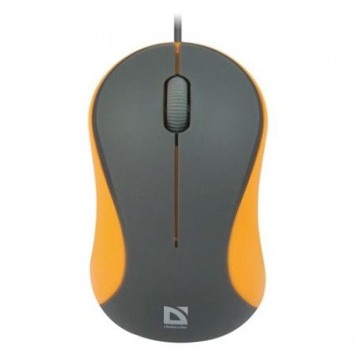 Мышь Defender Accura MS-970, серая/оранжевая, USB (52971)
