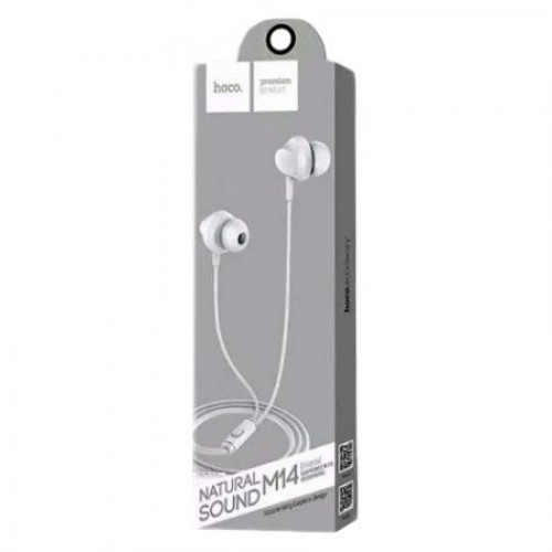 Гарнитура Hoco M14 Initial Sound White, вставная