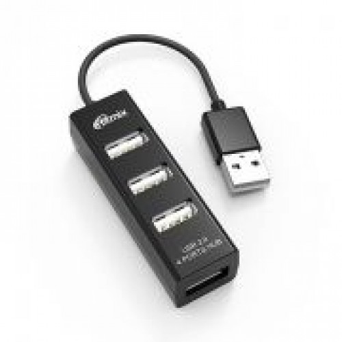 HUB 4-port Ritmix CR-2402 Black USB2.0