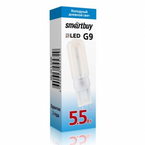 Светодиодная (LED) лампа Smartbuy G9 220V 5.5W/6400 (SBL-G9 5_5-64K)
