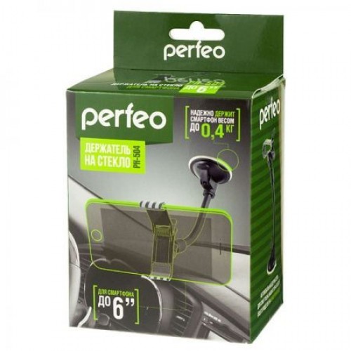 Держатель автомобильный на присоске для устройств до 6, гибкая штанга, Perfeo 504 (PF_3849)"