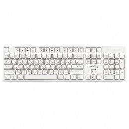 Клавиатура Smartbuy ONE 238, мультимедийная, белая, USB (SBK-238U-W)