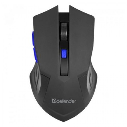 Мышь беспроводная Defender MM-275 Accura, синяя (52275)