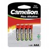 Батарейка AAA Camelion Plus Alkaline LR03-4BL, щелочная, 4 шт, блистер