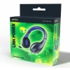 Гарнитура Perfeo LINK POWER, игровая, черно-синяя, 2x3.5 мм 3pin + переходник 4-pin (PF_C3204)