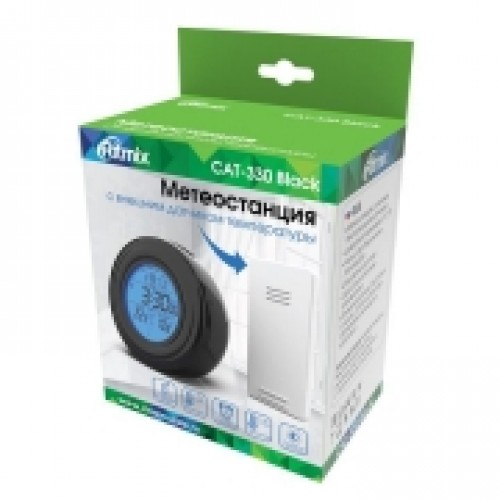 Метеостанция Ritmix CAT-330, чёрная