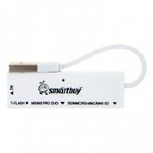 Карт-ридер внешний USB Smartbuy SBR-717-W White