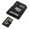 Карта памяти Micro SDHC 16Gb Smartbuy Class 10 с адаптером SD (SB16GBSDCL10-01LE)