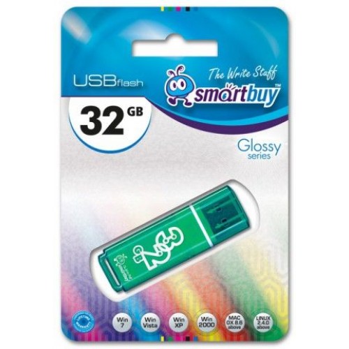 32Gb Smartbuy Glossy Green (SB32GBGS-G)