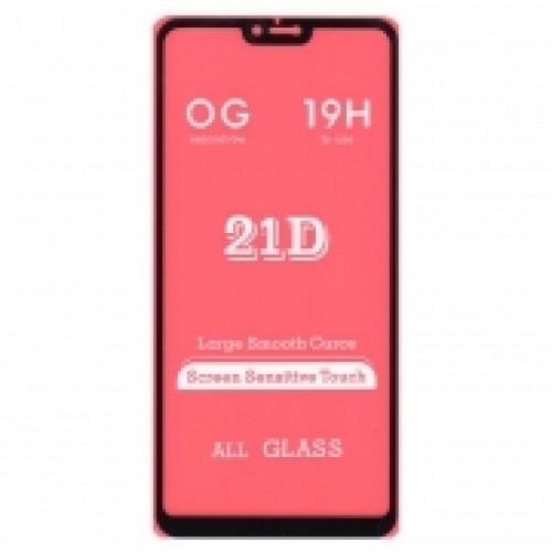 Защитное стекло для экрана Xiaomi Mi 8 Lite Black, Full Screen&Glue, Perfeo (PF_B4006)