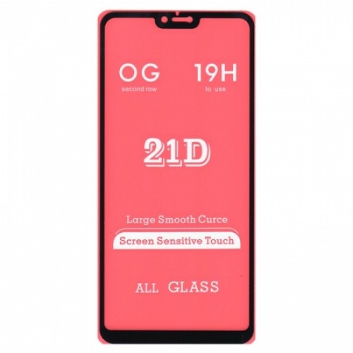 Защитное стекло для экрана Xiaomi Mi 8 Lite Black, Full Screen&Glue, Perfeo (PF_B4006)