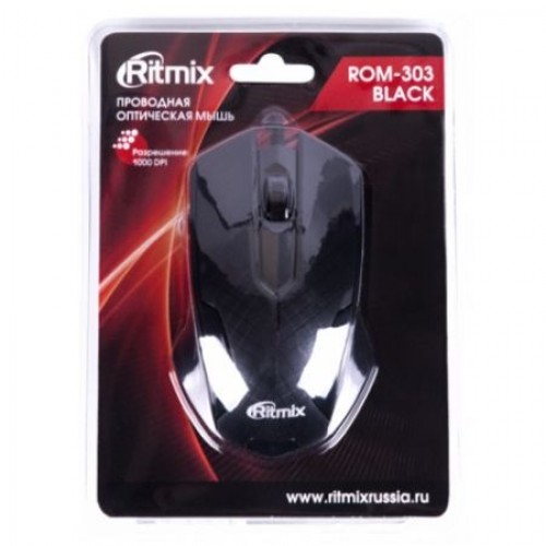 Мышь игровая Ritmix ROM-303 GAMING USB