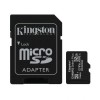 Карта памяти Micro SDHC 32Gb Kingston Class 10 Canvas Select + UHS-I U1 A1, 100 Мб/с + адаптер SD
