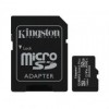 Карта памяти Micro SDHC 32Gb Kingston Class 10 Canvas Select + UHS-I U1 A1, 100 Мб/с + адаптер SD