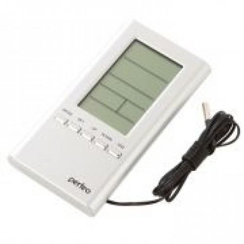 Часы метеостанция Perfeo PF-S3331F METEO", датчик ул. темп., влажность, серебристые (PF_A4603)"