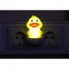 Светильник-ночник Утенок" с выключателем, светодиодный, 0.5Вт, 220В, Эра (NN-609-SW-Y)"