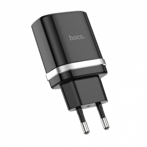 Зарядное устройство Hoco C12Q QC3.0 3А USB, чёрное