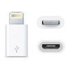 Адаптер USB 2.0 micro Bf - Apple Lightning 8 pin (m), белый (6-075)