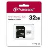 Карта памяти Micro SDHC 32Gb Transcend 300S Class 10 UHS-I U1 + адаптер SD (TS32GUSD300S-A)