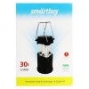 Фонарь кемпинговый Smartbuy, аккумуляторный, черный, складной, 30 SMD (SBF-30-F)