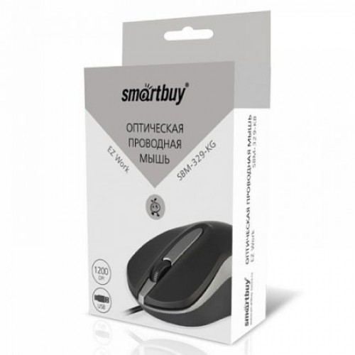 Мышь Smartbuy ONE 329 Black/Gray USB (SBM-329-KG)