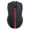 Мышь беспроводная Perfeo Vertex, черно-красная, USB (PF_A4779)