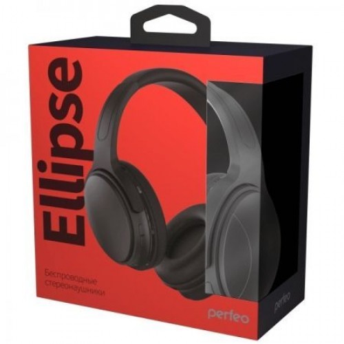 Гарнитура Bluetooth Perfeo Ellipse, MP3, FM, накладная, черная (PF_A4907)