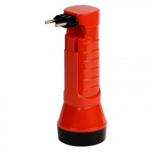 Фонарь Smartbuy, аккумуляторный, зарядка 220В, красный, 7 LED (SBF-95-R)