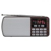 Мини аудио система Perfeo ЕГЕРЬ, MP3, FM, коричневая (i120-BK) (PF_A4463)