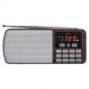 Мини аудио система Perfeo ЕГЕРЬ, MP3, FM, коричневая (i120-BK) (PF_A4463)