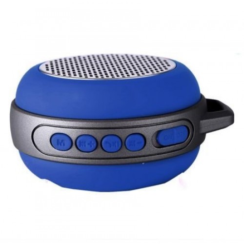 Колонка 1.0 Perfeo SOLO, Bluetooth, MP3, FM, 5W, 600 мАч, синяя (PF-BT-SOLO-BL) (PF_5205)