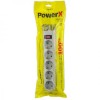 Сетевой фильтр Perfeo POWERX, 5 м, 5 розеток, серый (PF_A4719)