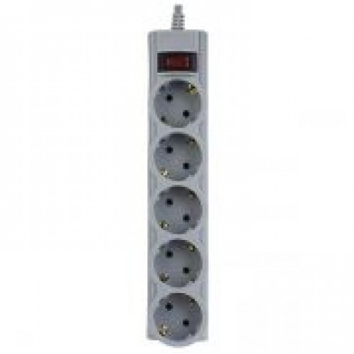Сетевой фильтр Perfeo POWERX, 5 м, 5 розеток, серый (PF_A4719)