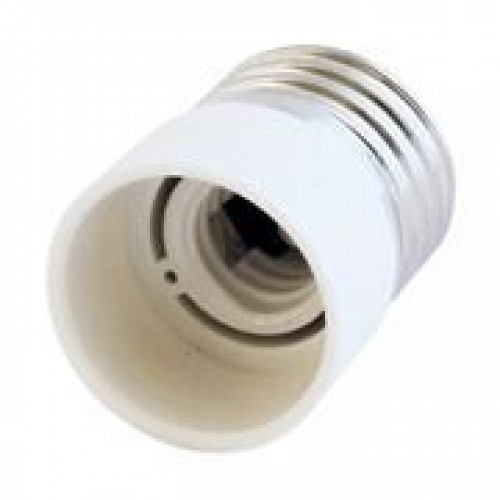 Переходник цокольный Е27-Е14, белый, Smartbuy (SBE-A-E27-14)