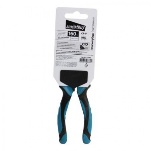 Плоскогубцы комбинированные 160 мм, двухкомпонентная ручка, Smartbuy (SBT-PLF-160P1)