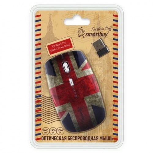 Мышь беспроводная Smartbuy 327AG British Flag Full-Color Print USB (SBM-327AG-BF-FC)