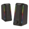 Колонки Perfeo Circus, 6 Вт, RGB-подсветка, питание от USB, черные (PF_B3375)