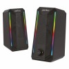 Колонки Perfeo Circus, 6 Вт, RGB-подсветка, питание от USB, черные (PF_B3375)