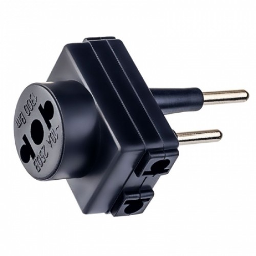 Переходник тройник Perfeo RU POWER 3ТM, без заземления, черный, 220В 6А (PF_C3366)