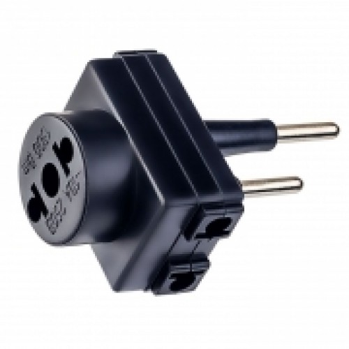 Переходник тройник Perfeo RU POWER 3ТM, без заземления, черный, 220В 6А (PF_C3366)