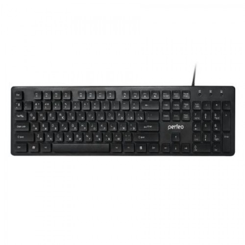Клавиатура Perfeo PF-840-MM Content Multimedia, черная, USB (PF_4829)