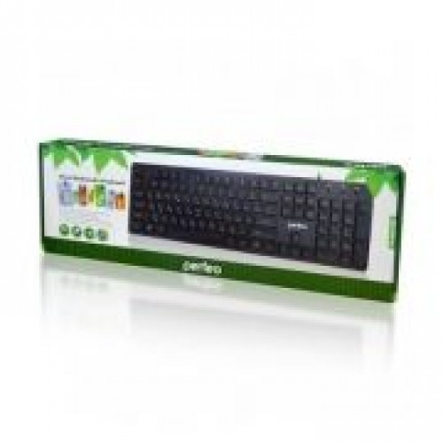 Клавиатура Perfeo PF-840-MM Content Multimedia, черная, USB (PF_4829)